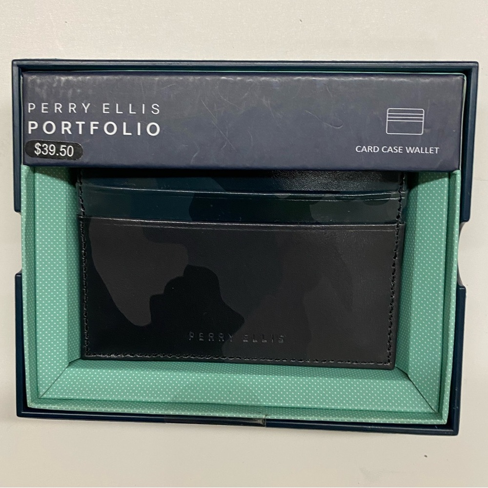 Perry Ellis Card Case Men’s Wallet Camo print